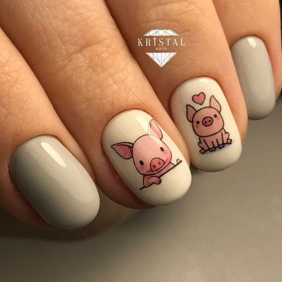 paznokcie świnka