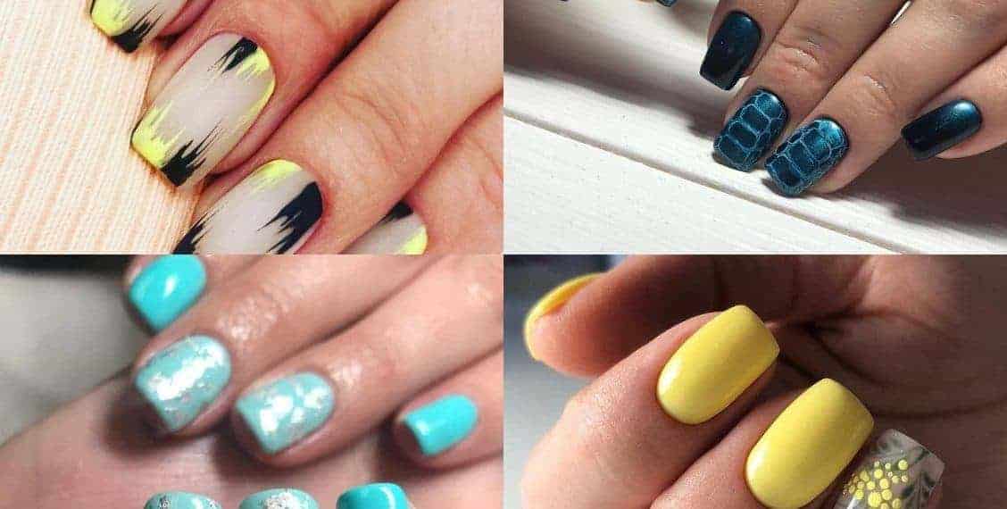 kwadratowe paznokcie