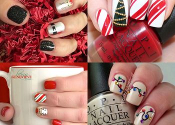 paznokcie bożonarodzeniowe