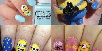 paznokcie minionki