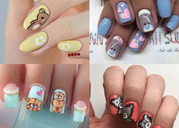 Paznokcie miś – 10 słodkich stylizacji z misiami