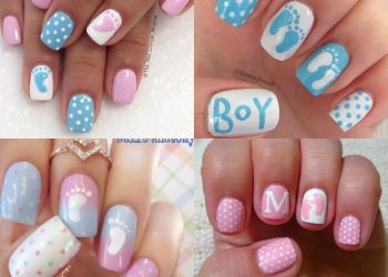 paznokcie na babyshower