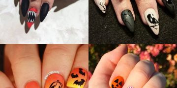 paznokcie na halloween