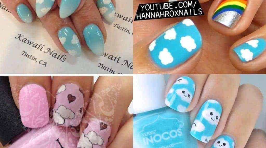 Paznokcie w chmurki – 10 fajnych propozycji