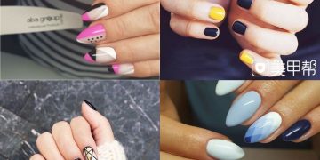 Wzory geometryczne na paznokciach – 15 inspiracji