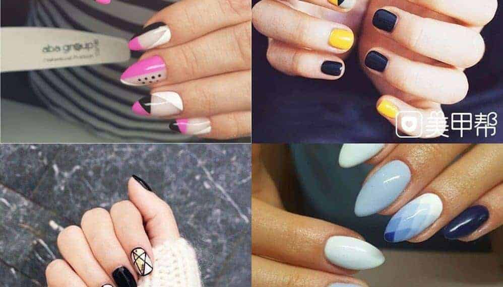 Wzory geometryczne na paznokciach – 15 inspiracji