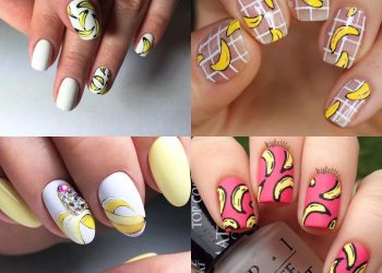 banan na paznokciach