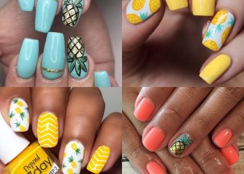 Paznokcie ananas – 12 propozycji na smakowity manicure