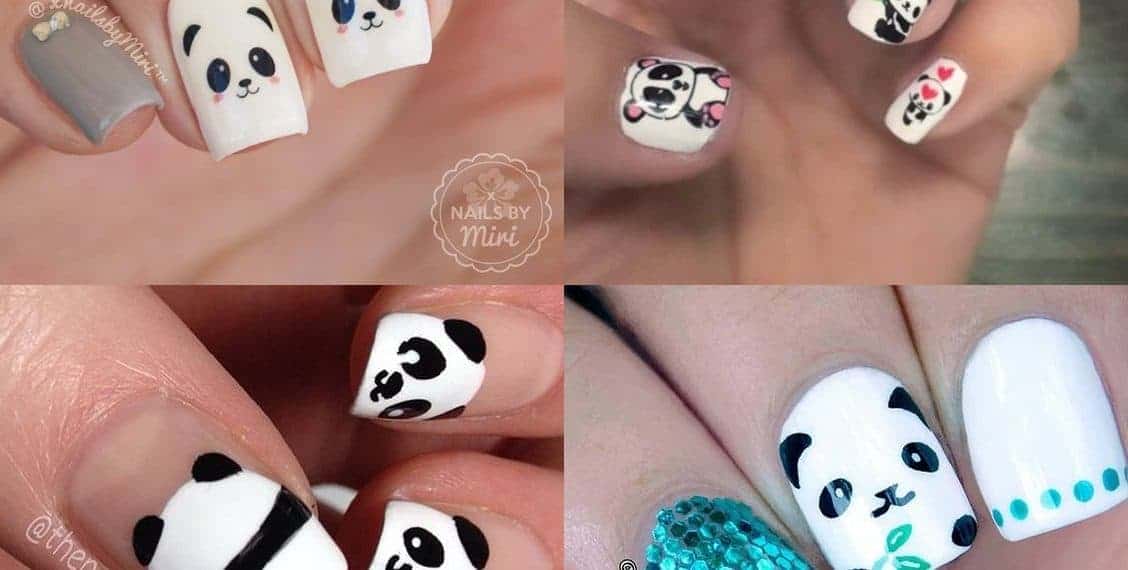 paznokcie panda