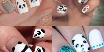 paznokcie panda