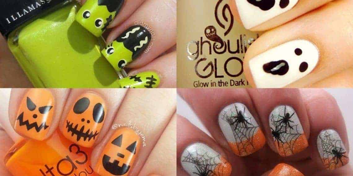 paznokcie na halloween