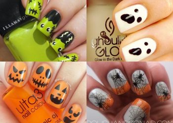 paznokcie na halloween