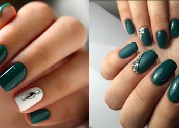 szmaragdowe paznokcie