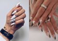 Czarno białe paznokcie – 24 propozycje na super modny manicure 2021