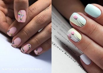 kwadratowe paznokcie