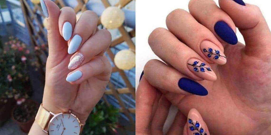 Niebieskie paznokcie jasne i ciemne – stylizacje dla krótkich i długich paznokci
