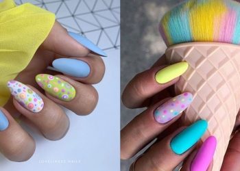 Pastelowe paznokcie – 16 kobiecych propozycji manicure 2021
