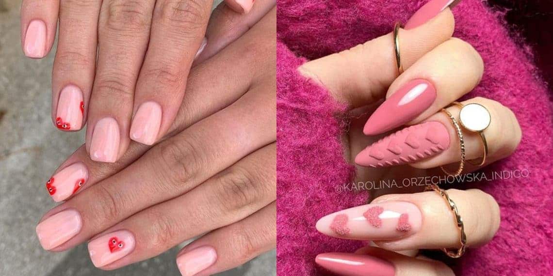 paznokcie serduszka